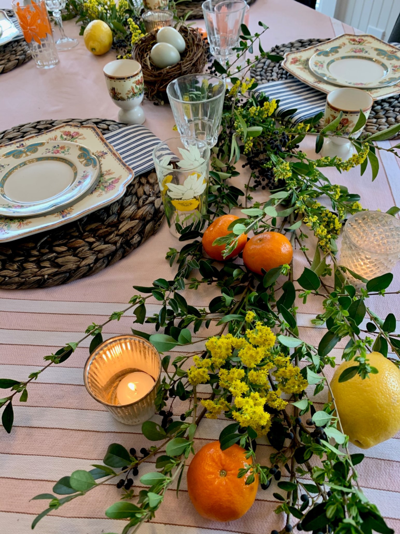 Spring Table Garland