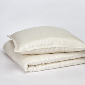 White Texture Coverlet